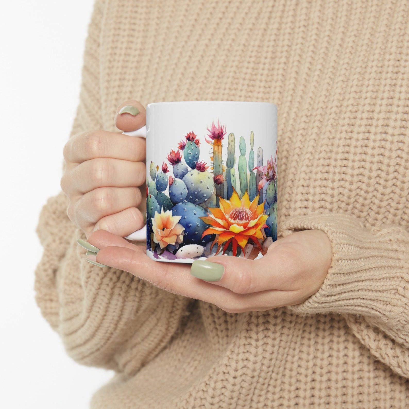 Cute Cacti Ceramic Mugs for Cactus Lovers Mug Shop Etsy Canada