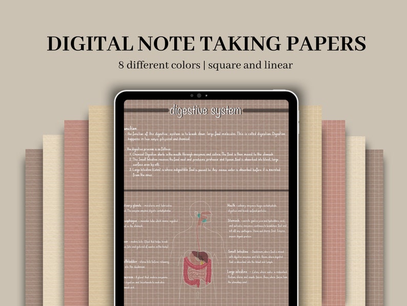 Digital Note Taking Papers Goodnotes Papers Digital Papers Notability