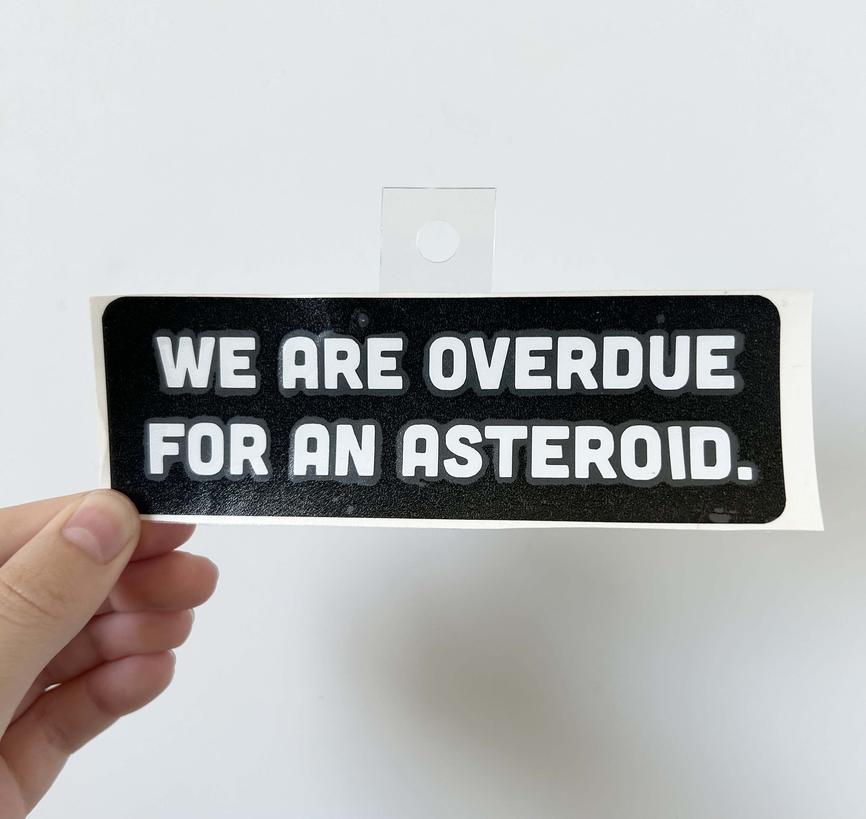 Atroid Sticker Overdue for an Asteroid Sticker - Etsy
