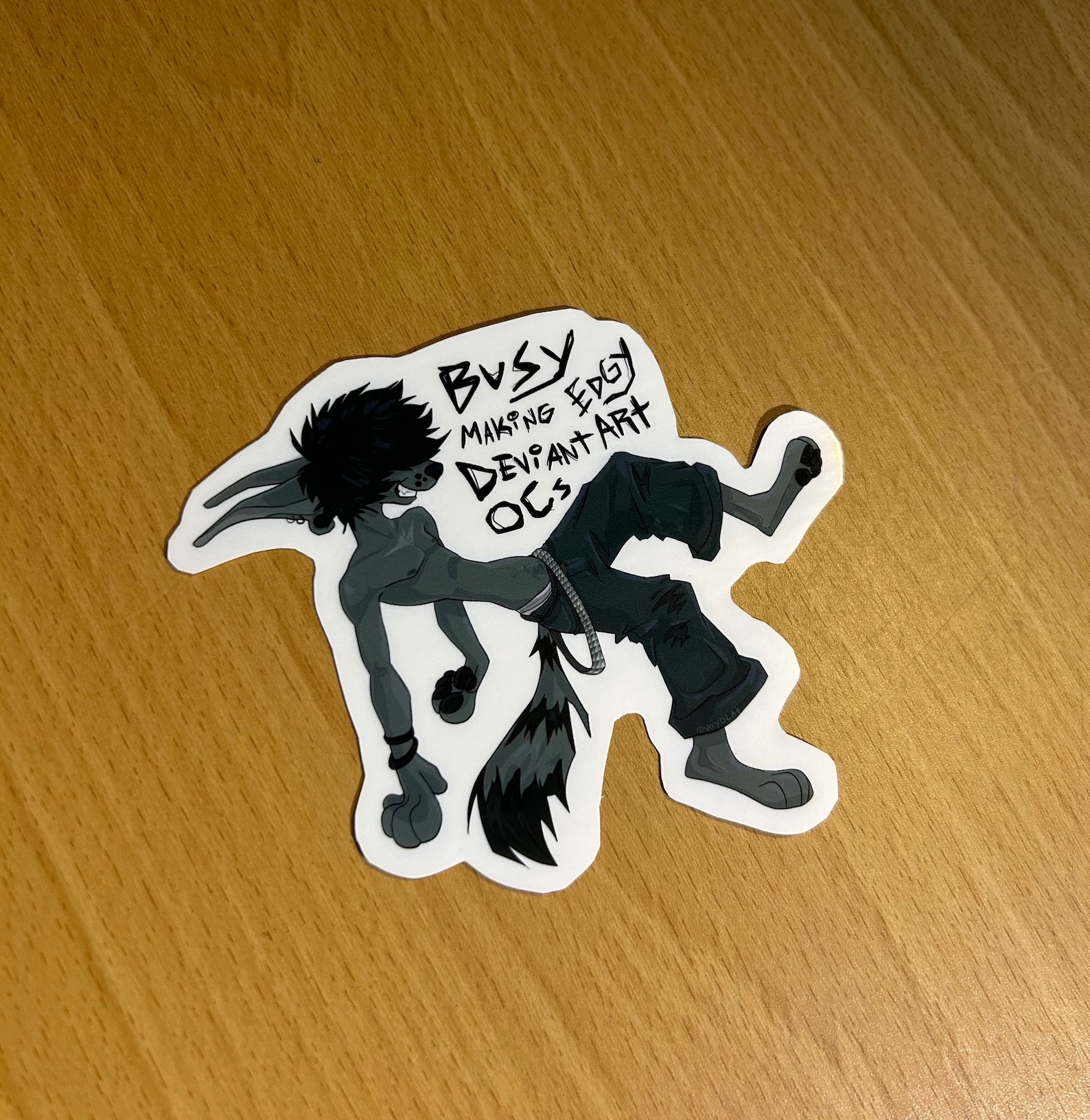 Ocs Sticker Edgy Ocs Sticker - Etsy