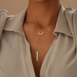 Collana Con Ciondolo A Goccia Colorato Placcato Oro - Gioielli Eleganti Per Donna Regalo