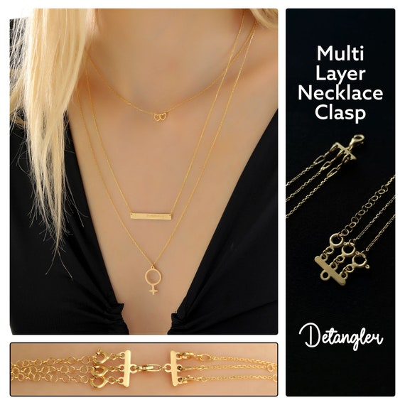 Clasp to deals layer necklaces