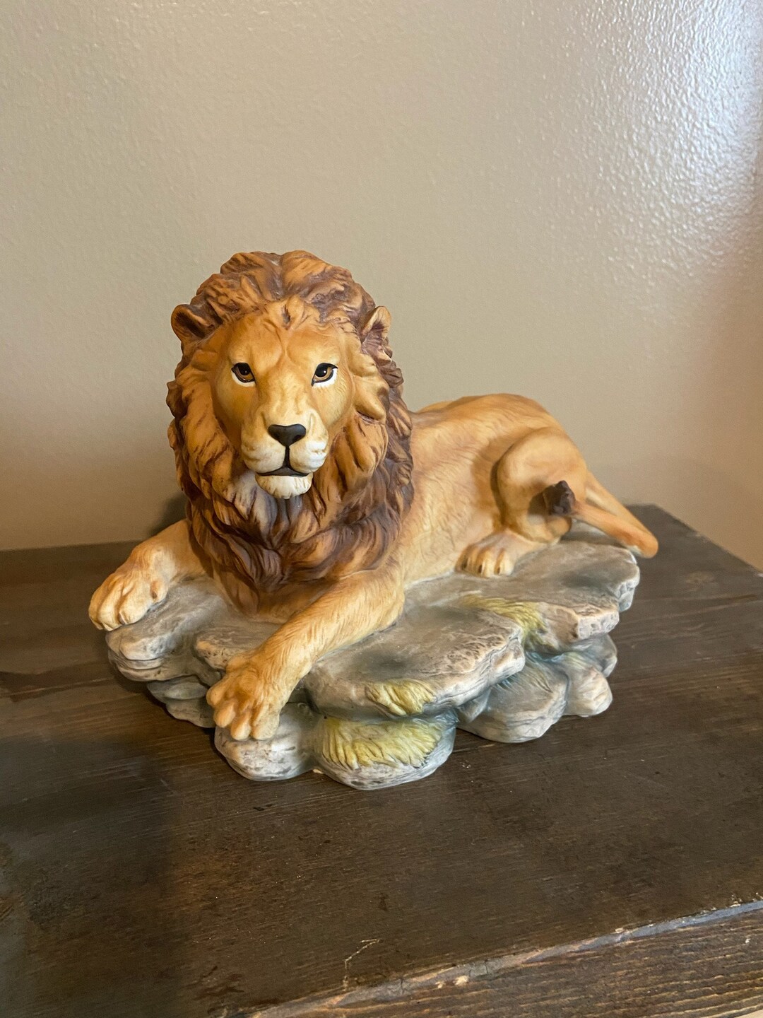 Home Interiors Masterpiece Porcelain Lion's Pride Figurine Etsy