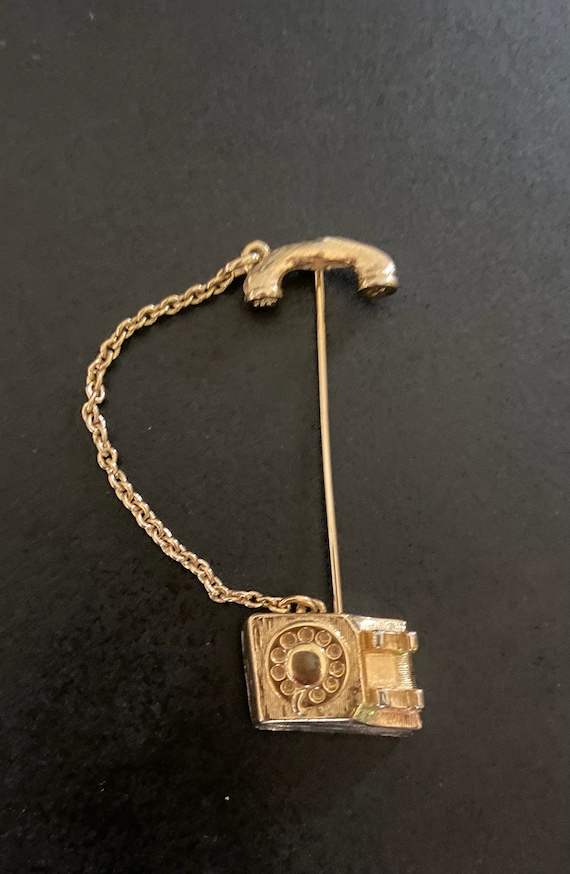 vintage pin stick brooch Gem