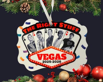 New Kids on the Block Decorazione natalizia The Right Stuff Vegas Residency...Decorazione monofacciale.