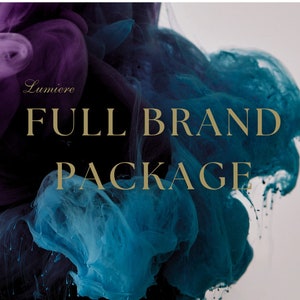 FULL BRAND PACKAGE | Starter Branding Kit |  Branding Package |  Full Custom Branding |  Logo Brand Identity Kit |  Small Business |