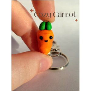 Cute Carrot Keychain Gift For Friend Keychain Gift Kawaii Keychain