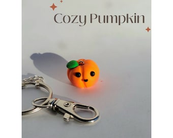 Pumpkin Keychain Cute Pumpkin Keychain Gift For Friend Kawaii Keychain