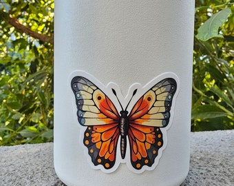 Butterfly Sticker - 2.5" Waterproof Sticker, Butterfly Sticker, Butterfly Decal