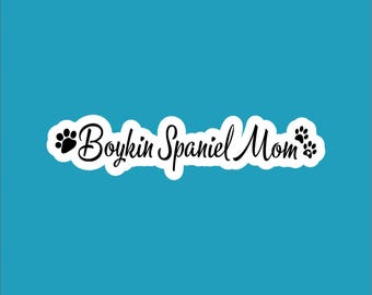 Boykin Spaniel Mom Sticker - Waterproof Dog Decal