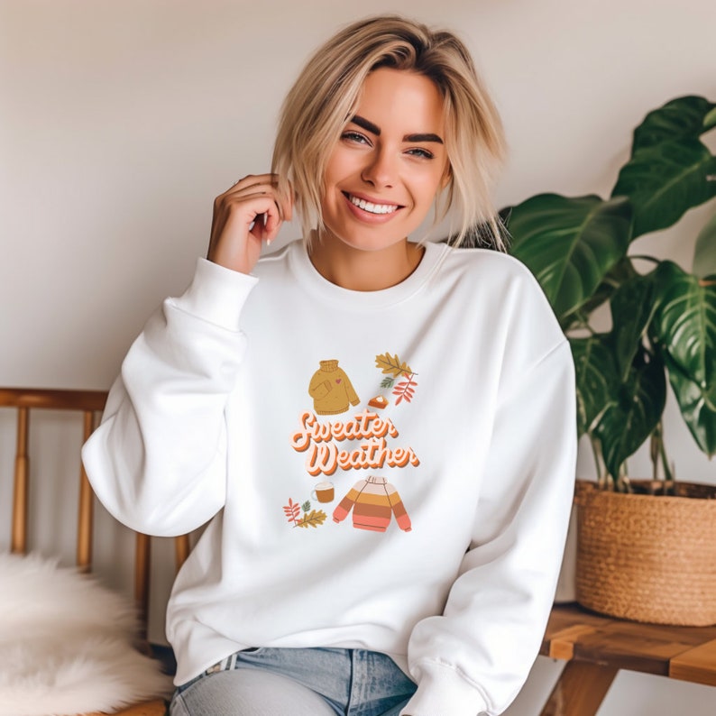 Sweater Weather Svg Sweater Svg Fall Svg Leaves Svg Etsy