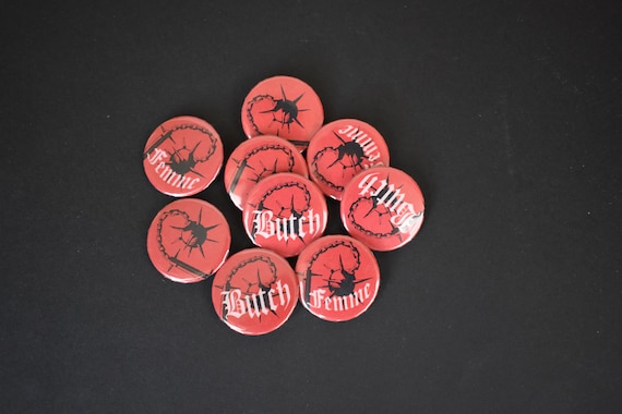 BUTCH FEMME Matching Pin Badges
