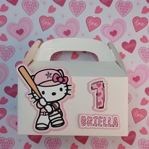Astros Kitty Favor Box: Custom Party Treat Box