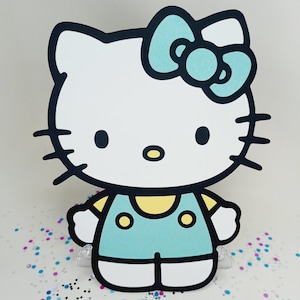 Pink Kitty Die Cuts| Kawaii Kitty Centerpieces | Party Decor | Birthday Decor | Photo Props | Kitty Party Decorations.