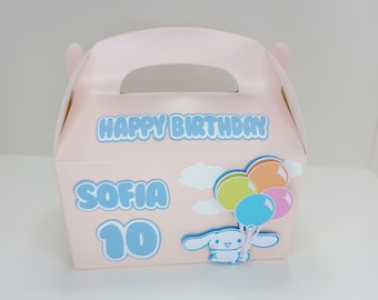 Rosa Cinna Bunny Geschenkbox: Benutzerdefinierte Kawaii Party Treat Box