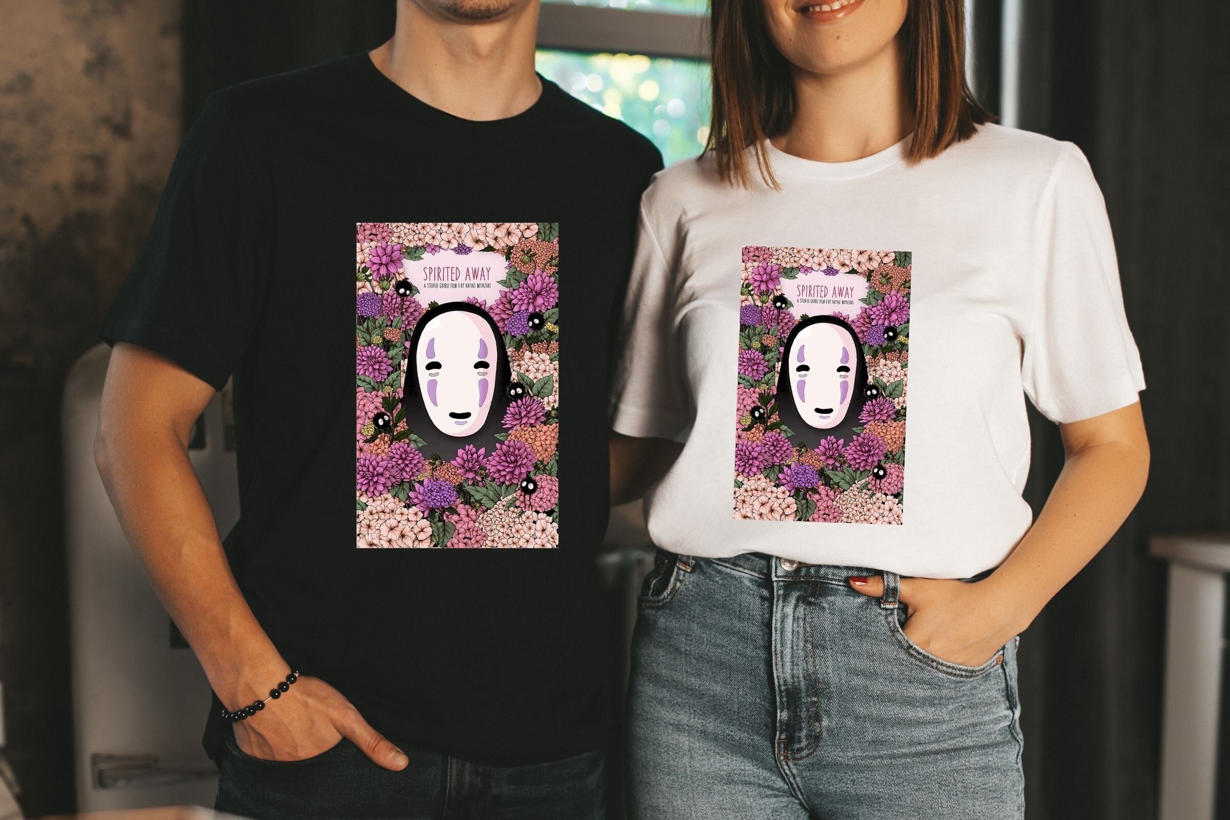 Studio Ghibli Graphic T Shirt, Spirited Away T Shirt, Anime
