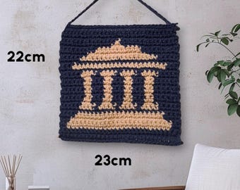 Greek Temple Tapestry Crochet Pattern