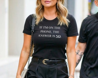 On the Phone Mom Tee | Mom Life Shirt | Mom Top | Sarcastic Mom Shirt | Funny Mom Shirt | Funny Sarcastic Tee