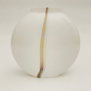 Bertil Vallien &quot;RAINBOW&quot; Art Glass Vase. Swedish 1980&#39;s. Kosta BODA