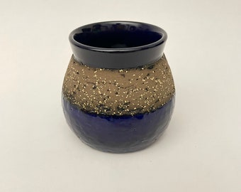 UPPSALA EKEBY.  Maris Simmulson Cobalt and Stoneware Bowl