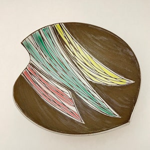 Mari SIMMULSON “Sagina” Bowl for Upsala EKEBY. 1960&#39;s Swedish Art Ceramics.