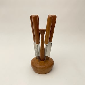 KARL HOLMBERG ナイフ　4本セット① 北欧ヴィンテージ　アンティーク スウェーデン製ヴィンテージ／Karl holmberg社／トースト