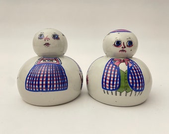 Danish Ceramic Salt and Pepper Shaker Set, Tue Poulsen 1960s-70s