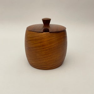 STÅKO, Made in Sweden Teak Pot with Lid Mid Century Modern