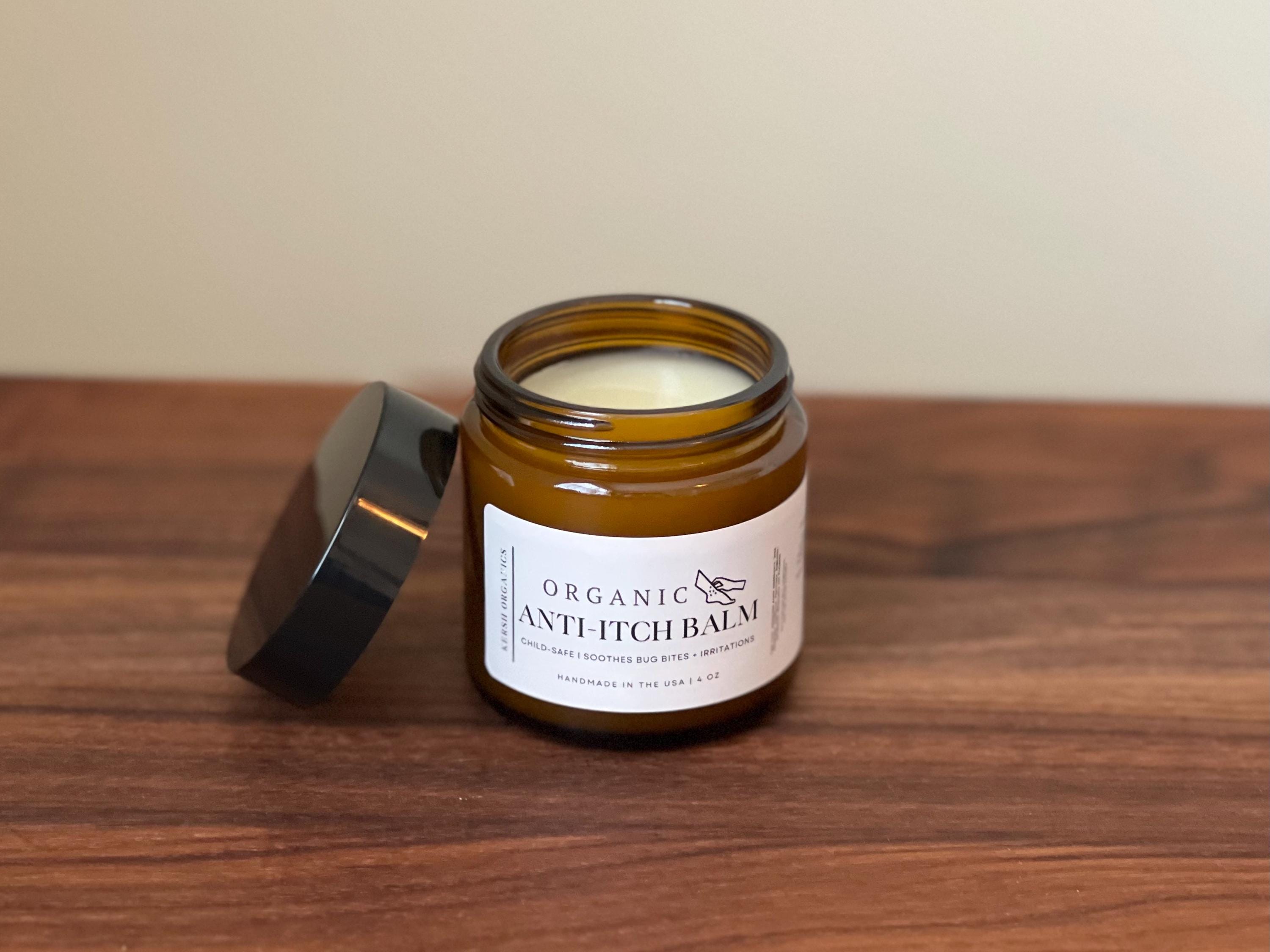 Organic Anti-Itch Balm Soothing Relief for Dry, Irritated Skin