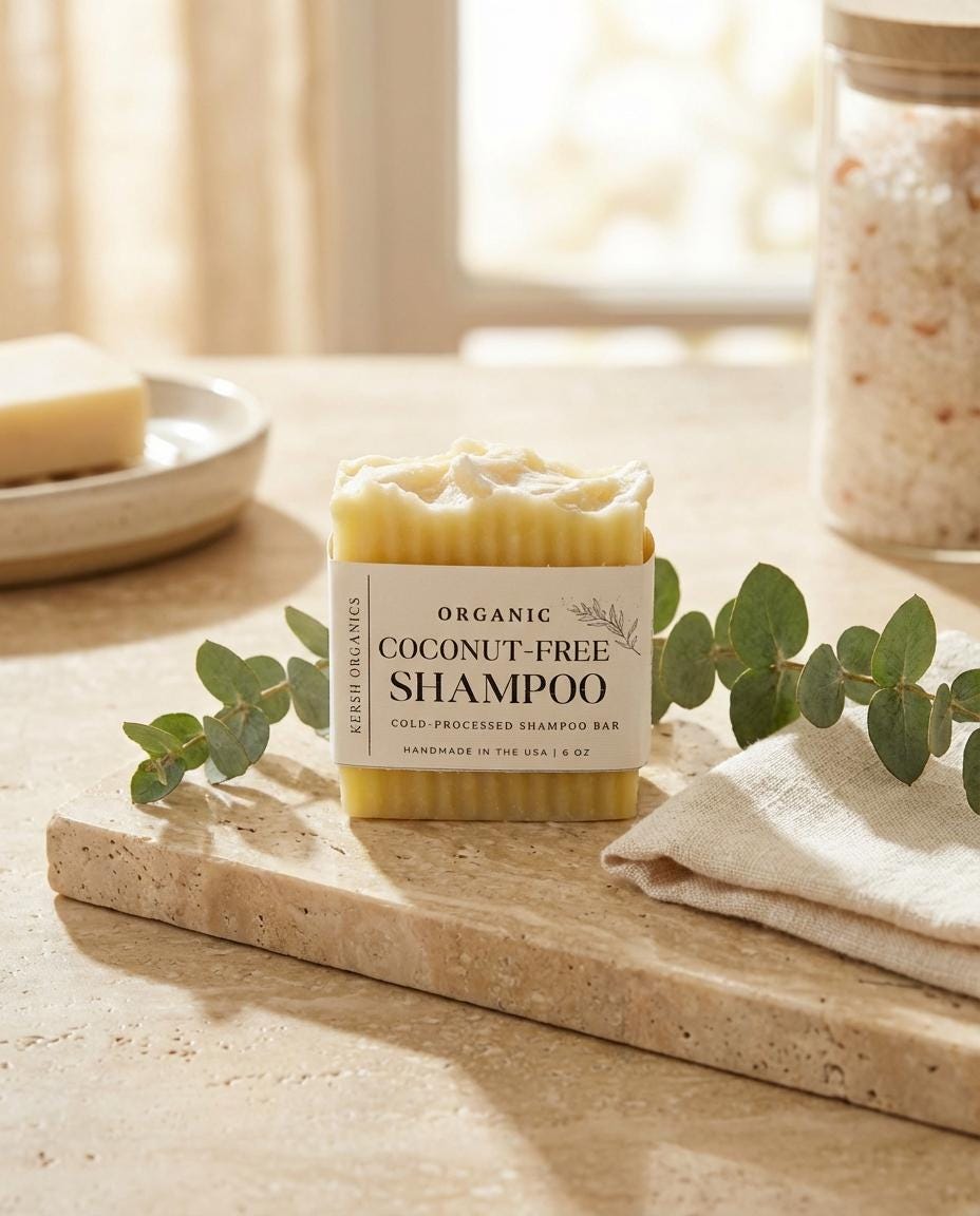 Organic Coconut-Free Shampoo Bar