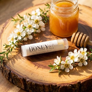 Organic Manuka Honey Tallow Lip Balm - 850+ MGO, 5-Pack