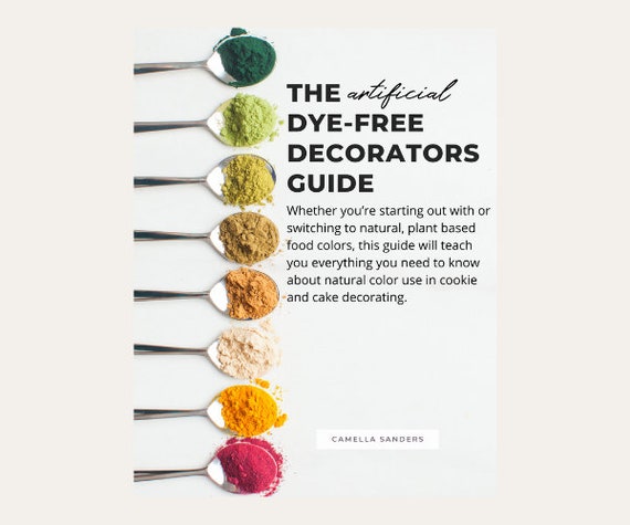 Artificial Dye-Free Decorating Guide, Natural Food Coloring (Digital Download)