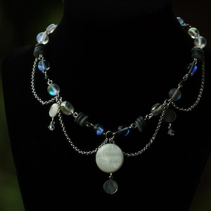 Siren necklace - elegant shell jewelry - nautical style