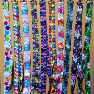 LGBTQ+ Pride Lanyards | Subtle lgbtq designs representation for on the go work school keyrings etc.