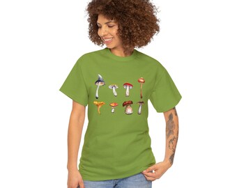Mushroom Lover's Dream Shirt Unique Mushroom T-Shirt for Men and Women Whimsical Mushroom T-Shirt Nature-inspired tee for mushroom lovers