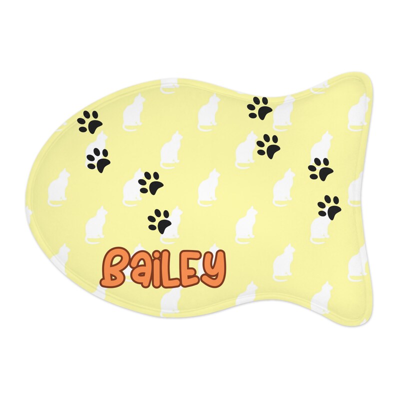 Cat Feeding Mats Pet Personalized Feeding Mat Pet Lovers Gift Etsy