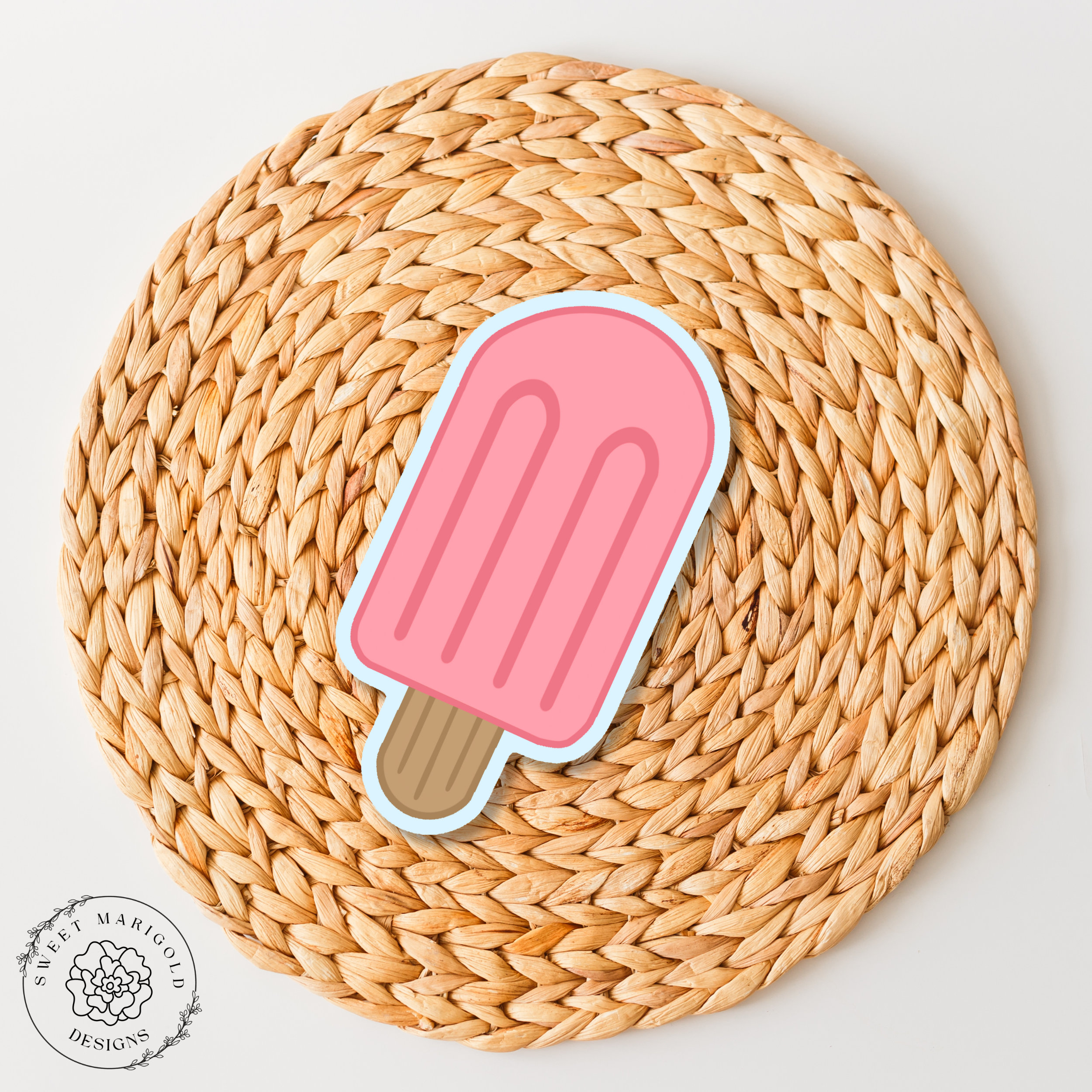 Popsicles Decal Pink Popsicle Sticker: Hand-drawn Waterproof Vinyl Decal - Etsy