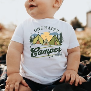 One Happy Camper Matching Family Tees, Camp Mommy and Me Shirts