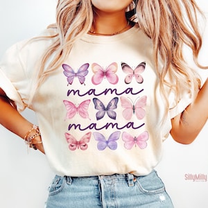 Mama Butterfly Shirt, Butterfly Birthday Shirt, Butterfly Matching Family Birthday Shirts, Butterfly 1st Birthday Outfit, Butterfly Theme