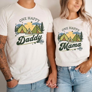 One Happy Camper Shirt, Camping Theme Birthday, Camping 1st Birthday Outfit, One Happy Camper Matching Family Shirts, Camping Vacation Shirt