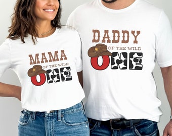 Wild One Western 1st Birthday Shirt, Cowboy Family Matching Birthday Shirt, My First Rodeo Birthday Shirt, Wild One Birthday T-Shirt