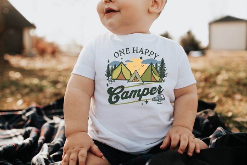 One Happy Camper Matching Family Tees, Camp Mommy and Me Shirts