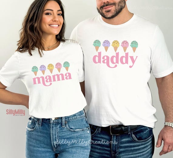 Sweet One Ice Cream Birthday Outfit, Ice Cream Birthday Shirt, Ice Cream 1st Birthday Party Shirt, Family Sweet One, Ice Cream Themed Party