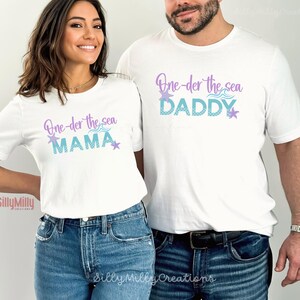 ONEder the Sea Birthday Party, Mermaid 1st Birthday Shirt, Under The Sea Birthday, Mermaid Theme Party, Ocean First Birthday Party Shirt