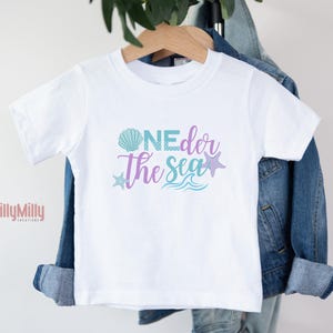 ONEder the Sea Birthday Party, Under The Sea Birthday, Mermaid Theme Party, Ocean First Birthday Party Shirt, Mermaid 1st Birthday Shirt