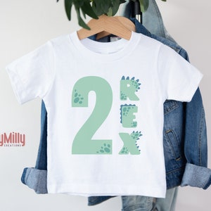Two Rex Birthday Shirt, Two Rex Matching Family Shirts, Dinosaur 2nd Birthday Shirt, 2nd Boy Birthday Shirt, Dinosaur Second Birthday Party