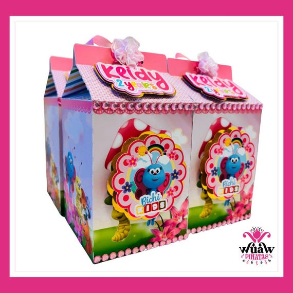 Personalized Candy Boxes for Birthday Parties | Custom Party Favor Boxes | Kids’ Goodie Boxes Any Theme | WuawPiñatas