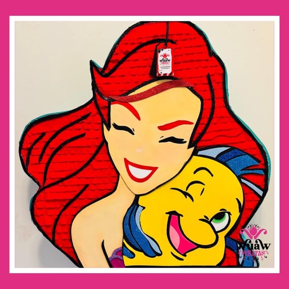 Mermaid Themed Piñata - Ariel and Friend of the Sea