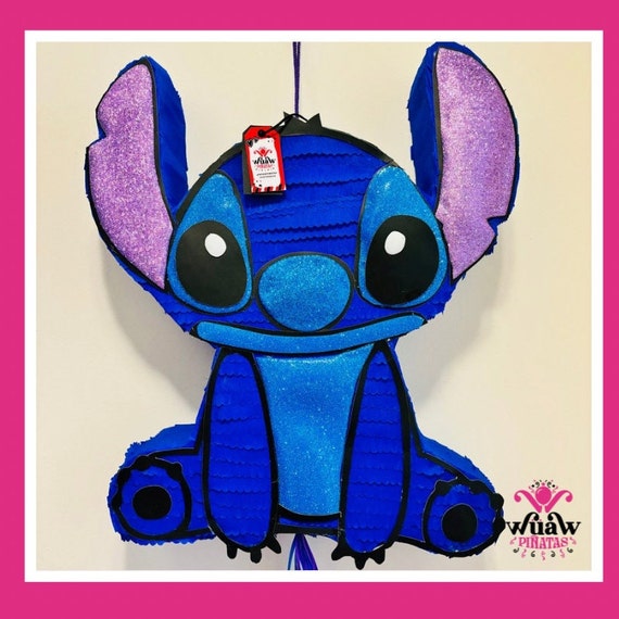 Stitch Personalized Piñata - Children's Birthday Decoration - Handmade Theme Party