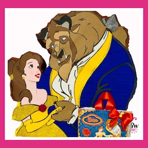 Beautiful and the Beast Piñata – Princesses Children&#39;s Birthday